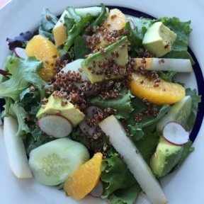 Gluten-free quinoa salad from Tiki Tabu at SIXTY LES